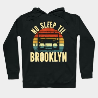 Cool Retro No Sleep , Old School  Stereo Hoodie